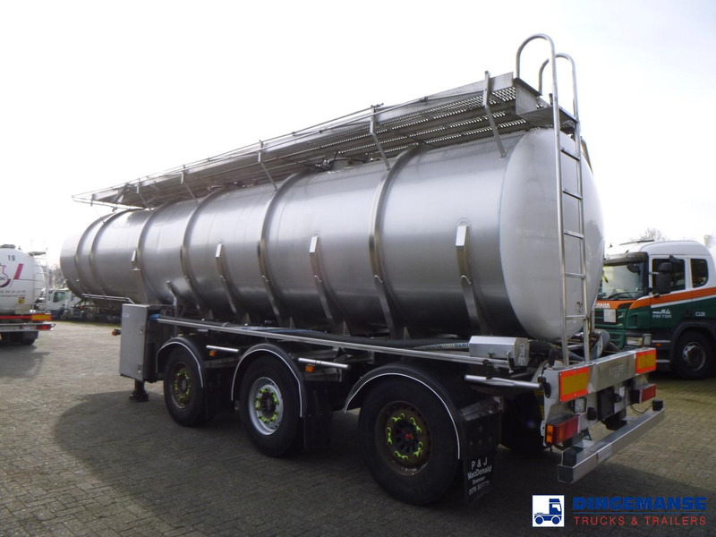 Burg Food tank inox 30.3 m3 / 3 comp - Tanker dorse: fotoğraf 3 Burg Food tank inox 30.3 m3 / 3 comp - Tanker dorse: fotoğraf 3