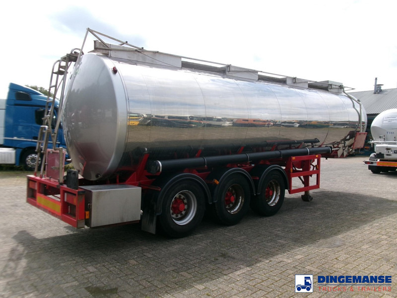 Crane Fruehauf Chemical ACID tank inox 30 m3 / 1 comp - Tanker dorse: fotoğraf 3 Crane Fruehauf Chemical ACID tank inox 30 m3 / 1 comp - Tanker dorse: fotoğraf 3