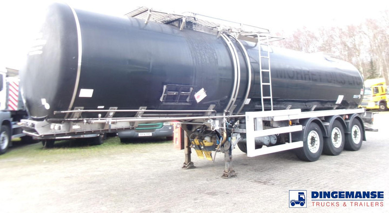 Crossland Bitumen tank inox 33 m3 / 1 comp + compressor + steam heating - Tanker dorse: fotoğraf 1 Crossland Bitumen tank inox 33 m3 / 1 comp + compressor + steam heating - Tanker dorse: fotoğraf 1