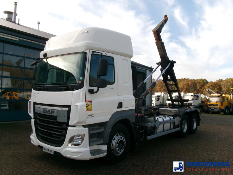 DAF CF 460 6x2 Euro 6 Hyva container hook 20 t - Kancalı yükleyici kamyon: fotoğraf 1 DAF CF 460 6x2 Euro 6 Hyva container hook 20 t - Kancalı yükleyici kamyon: fotoğraf 1