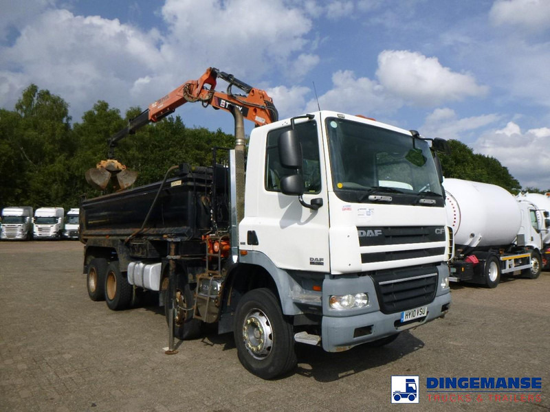 DAF CF 85.360 8X4 RHD tipper + Terex 118.2 VGL-A15 - Vinçli kamyon: fotoğraf 2 DAF CF 85.360 8X4 RHD tipper + Terex 118.2 VGL-A15 - Vinçli kamyon: fotoğraf 2
