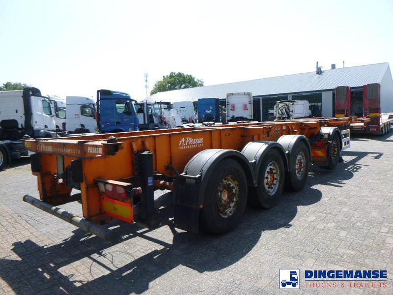 Dennison 4-axle container combi trailer (3 + 1 axles) 20-30-40-45 ft - Konteynır taşıyıcı/ Yedek karoser dorse: fotoğraf 4 Dennison 4-axle container combi trailer (3 + 1 axles) 20-30-40-45 ft - Konteynır taşıyıcı/ Yedek karoser dorse: fotoğraf 4
