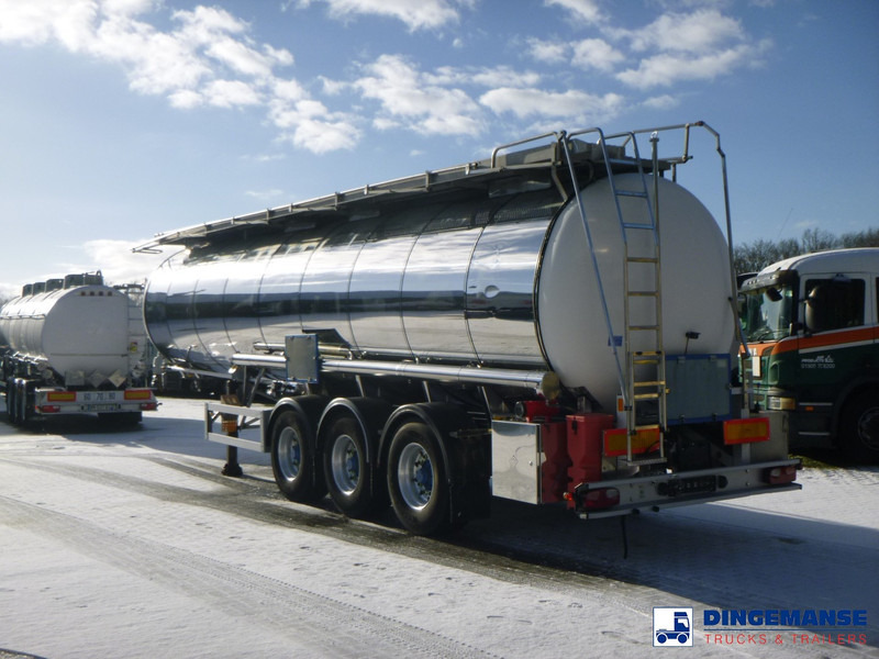 Feldbinder Chemical tank inox L4BH 30 m3 / 1 comp + pump - Tanker dorse: fotoğraf 3 Feldbinder Chemical tank inox L4BH 30 m3 / 1 comp + pump - Tanker dorse: fotoğraf 3