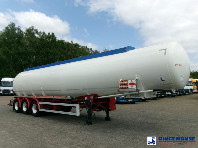 Feldbinder Fuel tank alu 44.6 m3 + pump - Tanker dorse: fotoğraf 2 Feldbinder Fuel tank alu 44.6 m3 + pump - Tanker dorse: fotoğraf 2