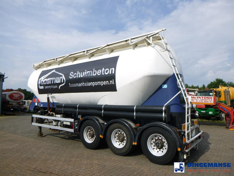 Feldbinder Powder tank alu 40 m3 / 1 comp + compressor - Tanker dorse: fotoğraf 3 Feldbinder Powder tank alu 40 m3 / 1 comp + compressor - Tanker dorse: fotoğraf 3