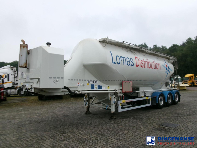 Feldbinder Powder tank alu 40 m3 / 1 comp + compressor - Tanker dorse: fotoğraf 1 Feldbinder Powder tank alu 40 m3 / 1 comp + compressor - Tanker dorse: fotoğraf 1