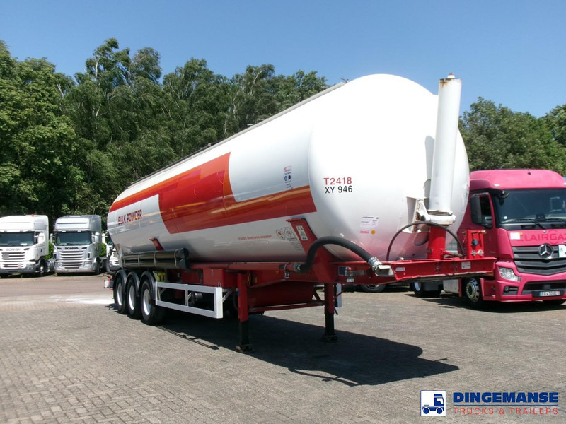 Feldbinder Powder tank alu 60 m3 (tipping) - Tanker dorse: fotoğraf 2 Feldbinder Powder tank alu 60 m3 (tipping) - Tanker dorse: fotoğraf 2