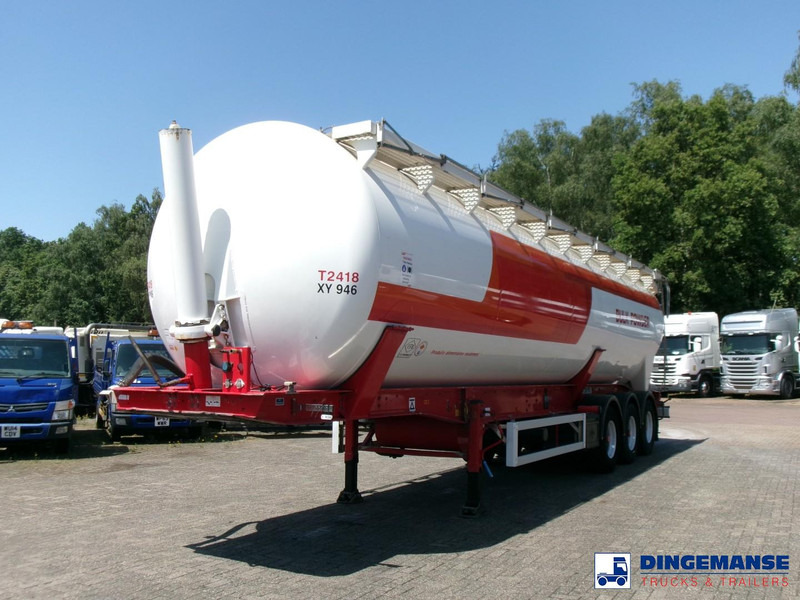 Feldbinder Powder tank alu 60 m3 (tipping) - Tanker dorse: fotoğraf 1 Feldbinder Powder tank alu 60 m3 (tipping) - Tanker dorse: fotoğraf 1