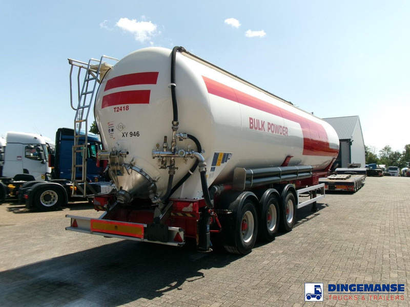 Feldbinder Powder tank alu 60 m3 (tipping) - Tanker dorse: fotoğraf 4 Feldbinder Powder tank alu 60 m3 (tipping) - Tanker dorse: fotoğraf 4