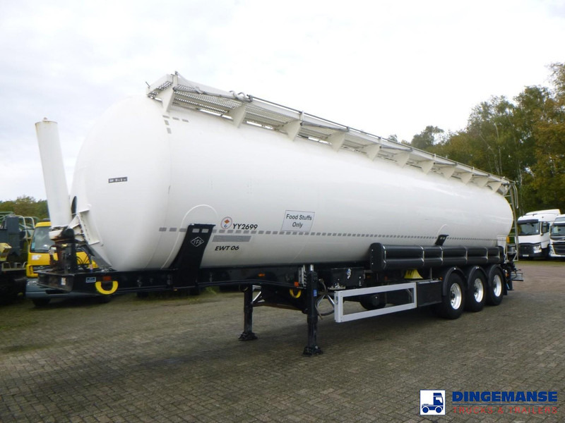 Feldbinder Powder tank alu 63 m3 (tipping) - Tanker dorse: fotoğraf 1 Feldbinder Powder tank alu 63 m3 (tipping) - Tanker dorse: fotoğraf 1