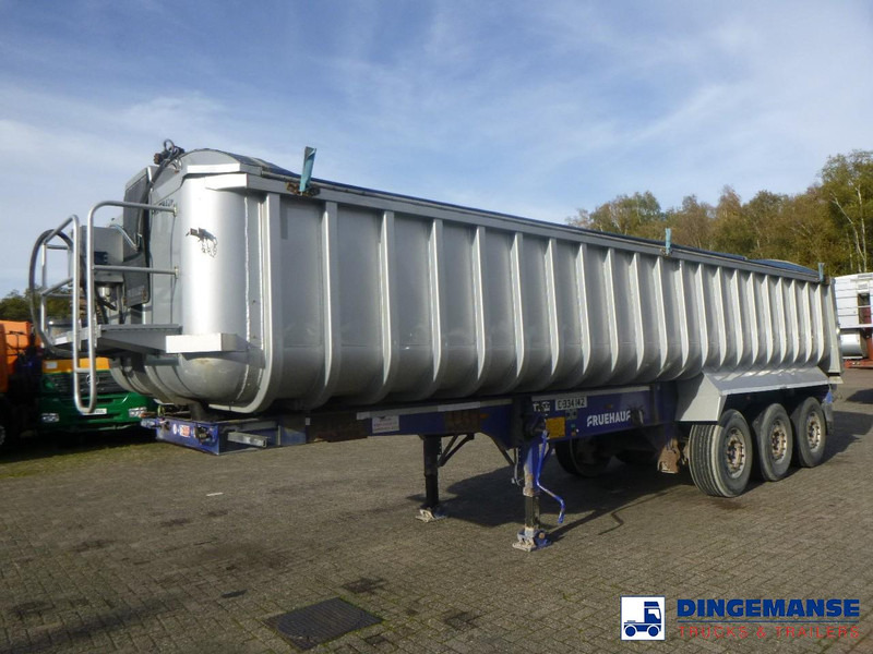 Fruehauf Tipper trailer alu 35 m3 + tarpaulin - Damperli dorse: fotoğraf 1 Fruehauf Tipper trailer alu 35 m3 + tarpaulin - Damperli dorse: fotoğraf 1