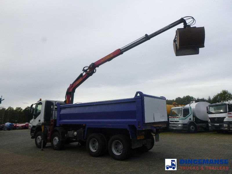 Iveco AD340T36 8x4 RHD tipper + Palfinger E120 plus + grapple - Vinçli kamyon: fotoğraf 3 Iveco AD340T36 8x4 RHD tipper + Palfinger E120 plus + grapple - Vinçli kamyon: fotoğraf 3