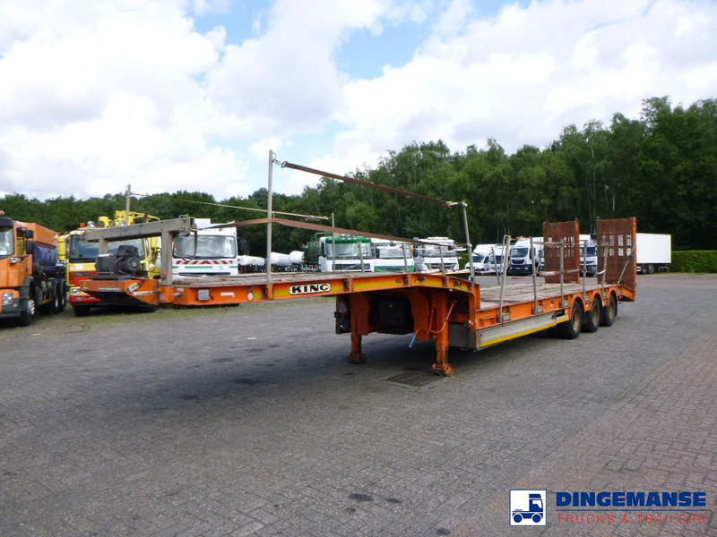 KING 3-axle semi-lowbed trailer 44T + ramps - Alçak çerçeveli platform dorse: fotoğraf 1 KING 3-axle semi-lowbed trailer 44T + ramps - Alçak çerçeveli platform dorse: fotoğraf 1