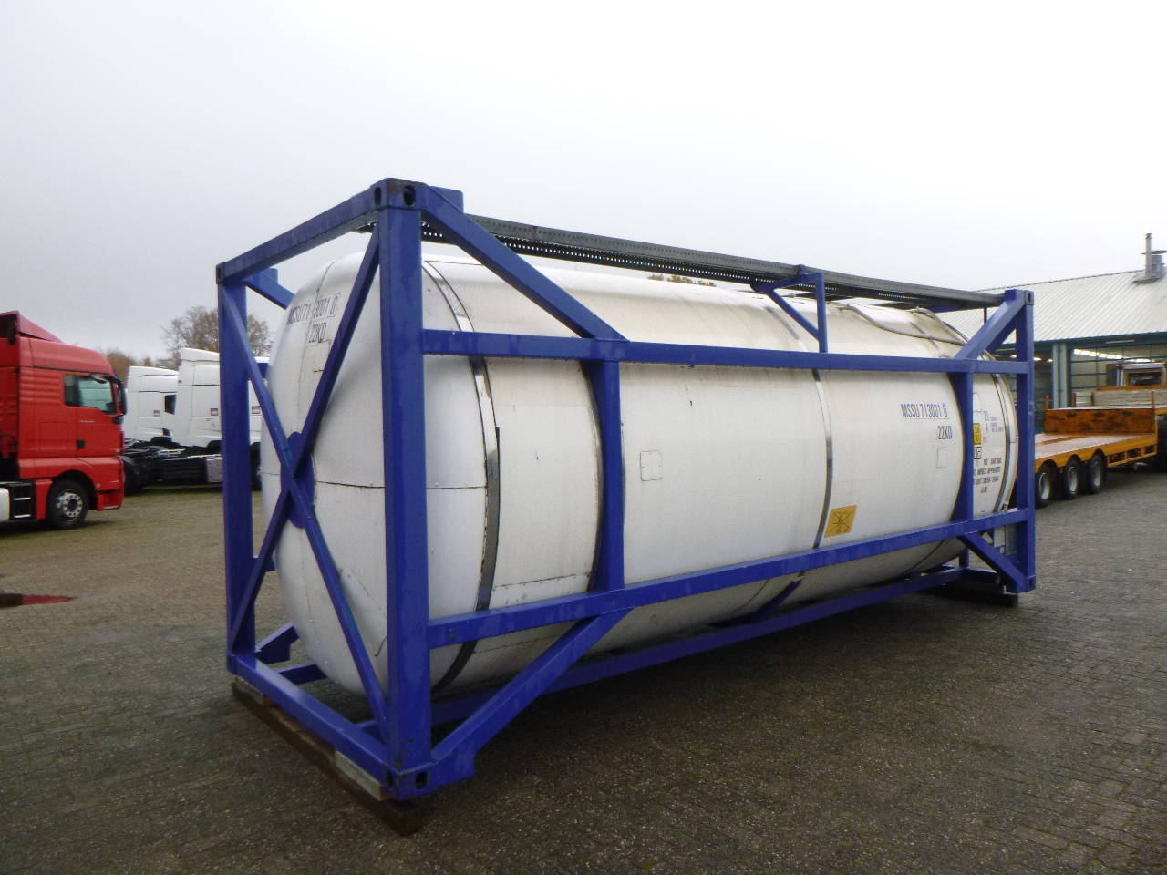 Tank konteyner, Dorse M Engineering Chemical tank container inox 20 ft / 23 m3 / 1 comp: fotoğraf 1