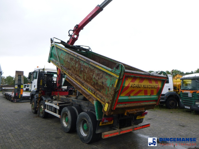 MAN TGS 35.400 8X4 RHD tipper + Palfinger Epsilon M125L - Vinçli kamyon: fotoğraf 3 MAN TGS 35.400 8X4 RHD tipper + Palfinger Epsilon M125L - Vinçli kamyon: fotoğraf 3