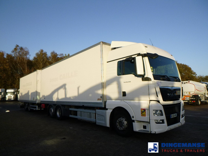 MAN TGX 26.440 6X2 high volume + Fruehauf closed box trailer - Kapalı kasa kamyon: fotoğraf 2 MAN TGX 26.440 6X2 high volume + Fruehauf closed box trailer - Kapalı kasa kamyon: fotoğraf 2