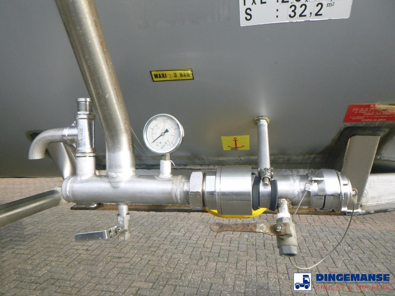 Magyar Chemical tank inox 33 m3 / 1 comp - Tanker dorse: fotoğraf 5 Magyar Chemical tank inox 33 m3 / 1 comp - Tanker dorse: fotoğraf 5