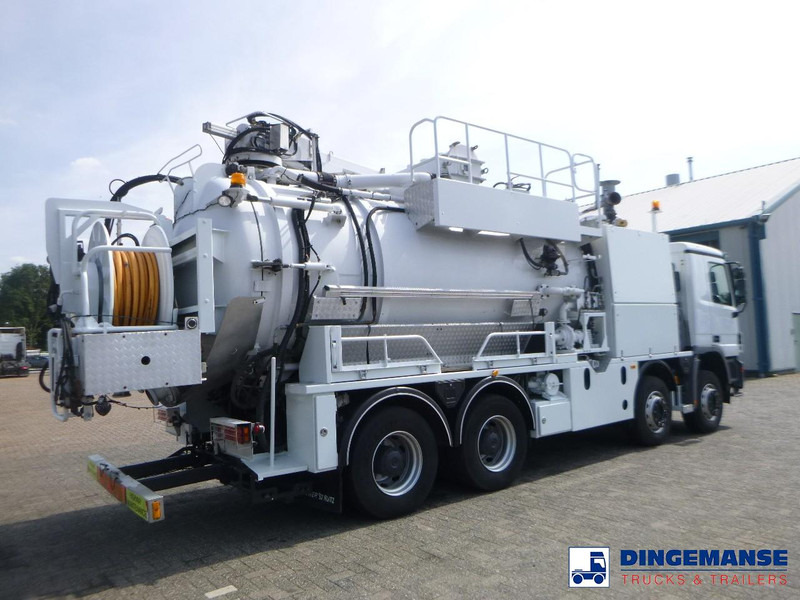 Mercedes-Benz Actros 3241 8x4 RHD Huwer vacuum tank / hydrocureur 15 m3 - Vidanjör: fotoğraf 3 Mercedes-Benz Actros 3241 8x4 RHD Huwer vacuum tank / hydrocureur 15 m3 - Vidanjör: fotoğraf 3