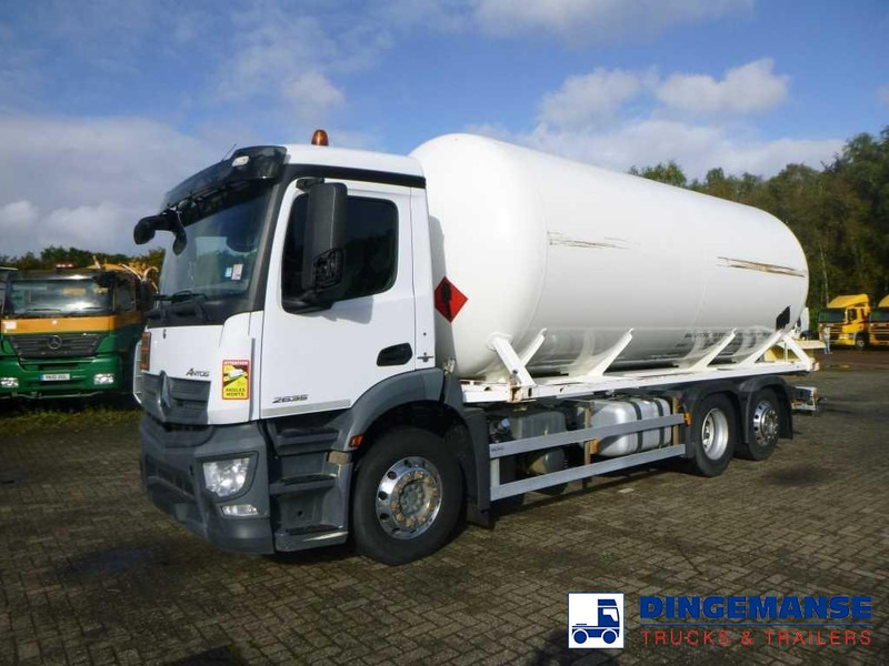 Mercedes-Benz Antos 2635 6x2 gas tank 28 m3 - Tanker kamyon: fotoğraf 1 Mercedes-Benz Antos 2635 6x2 gas tank 28 m3 - Tanker kamyon: fotoğraf 1
