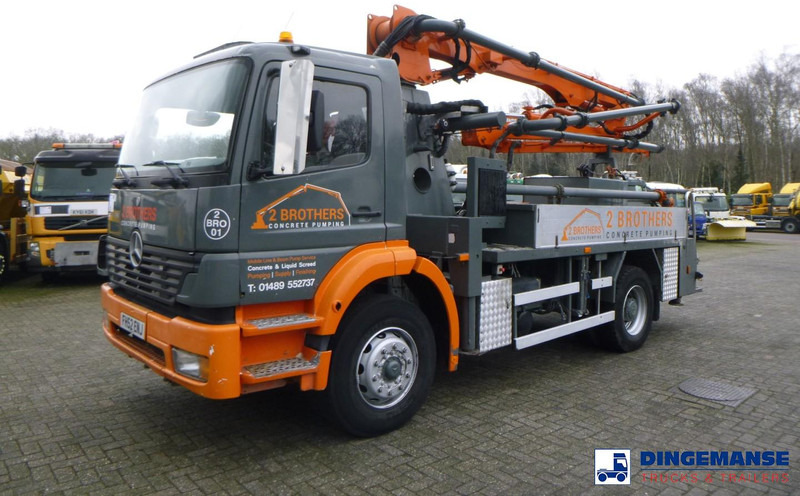 Mercedes-Benz Atego 1823 4x2 Putzmeister concrete pump 16 m - Sabit beton pompası: fotoğraf 1 Mercedes-Benz Atego 1823 4x2 Putzmeister concrete pump 16 m - Sabit beton pompası: fotoğraf 1