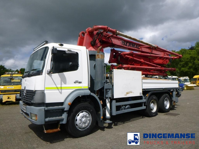 Mercedes-Benz Atego 6x4 Sermac SCL120 concrete pump - Mobil beton pompası: fotoğraf 1 Mercedes-Benz Atego 6x4 Sermac SCL120 concrete pump - Mobil beton pompası: fotoğraf 1