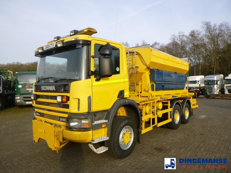Scania P114-340 CB 6X6 RHD gritter / snow plough - Kar küreme aracı: fotoğraf 1 Scania P114-340 CB 6X6 RHD gritter / snow plough - Kar küreme aracı: fotoğraf 1