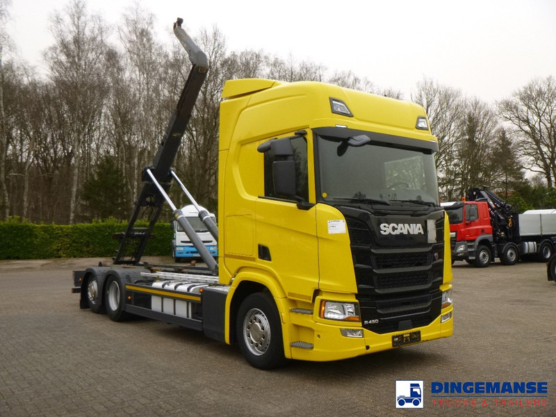 Scania R450 6x2 Euro 6C + Retarder + Meiller container hook 18.000 kg - Kancalı yükleyici kamyon: fotoğraf 2 Scania R450 6x2 Euro 6C + Retarder + Meiller container hook 18.000 kg - Kancalı yükleyici kamyon: fotoğraf 2