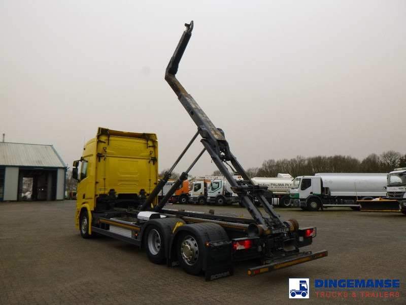 Scania R450 6x2 Euro 6C + Retarder + Meiller container hook 18.000 kg - Kancalı yükleyici kamyon: fotoğraf 4 Scania R450 6x2 Euro 6C + Retarder + Meiller container hook 18.000 kg - Kancalı yükleyici kamyon: fotoğraf 4