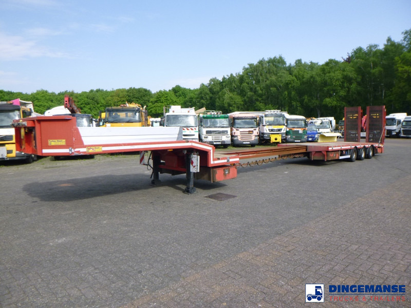 TURBO'S HOET 3-axle semi-lowbed trailer 39 t + ramps - Alçak çerçeveli platform dorse: fotoğraf 1 TURBO'S HOET 3-axle semi-lowbed trailer 39 t + ramps - Alçak çerçeveli platform dorse: fotoğraf 1