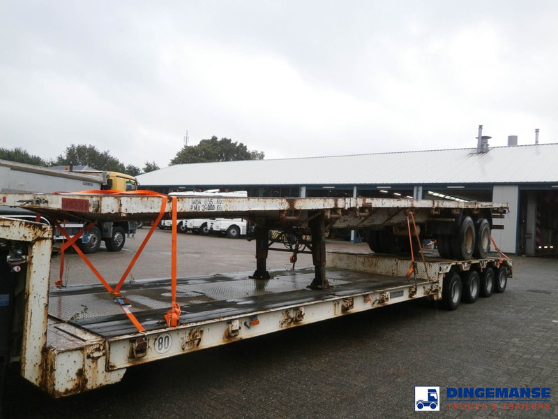 Traylona 2-axle platform trailer 39000KG / Extendable 19M - Alçak çerçeveli platform dorse: fotoğraf 1 Traylona 2-axle platform trailer 39000KG / Extendable 19M - Alçak çerçeveli platform dorse: fotoğraf 1