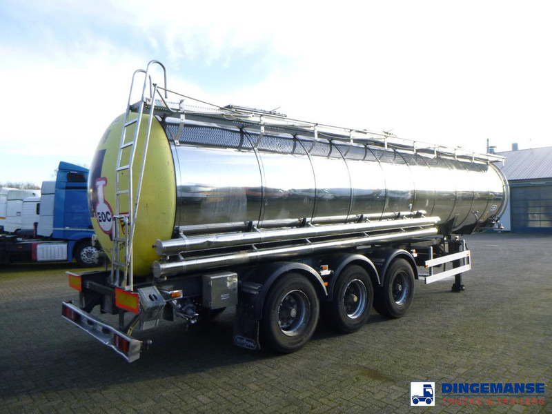 Van Hool Chemical tank inox 30 m3 / 3 comp - Tanker römork: fotoğraf 4 Van Hool Chemical tank inox 30 m3 / 3 comp - Tanker römork: fotoğraf 4