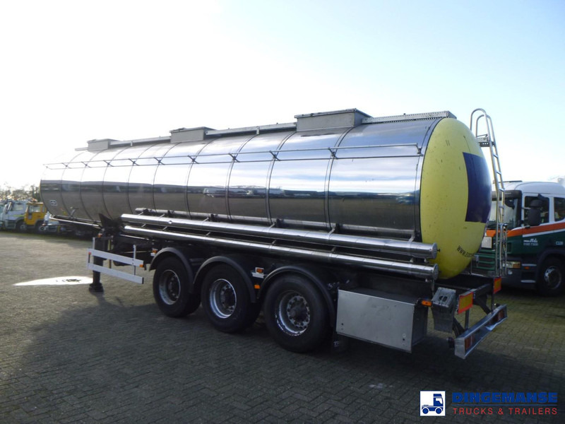 Van Hool Chemical tank inox 30 m3 / 3 comp - Tanker römork: fotoğraf 3 Van Hool Chemical tank inox 30 m3 / 3 comp - Tanker römork: fotoğraf 3
