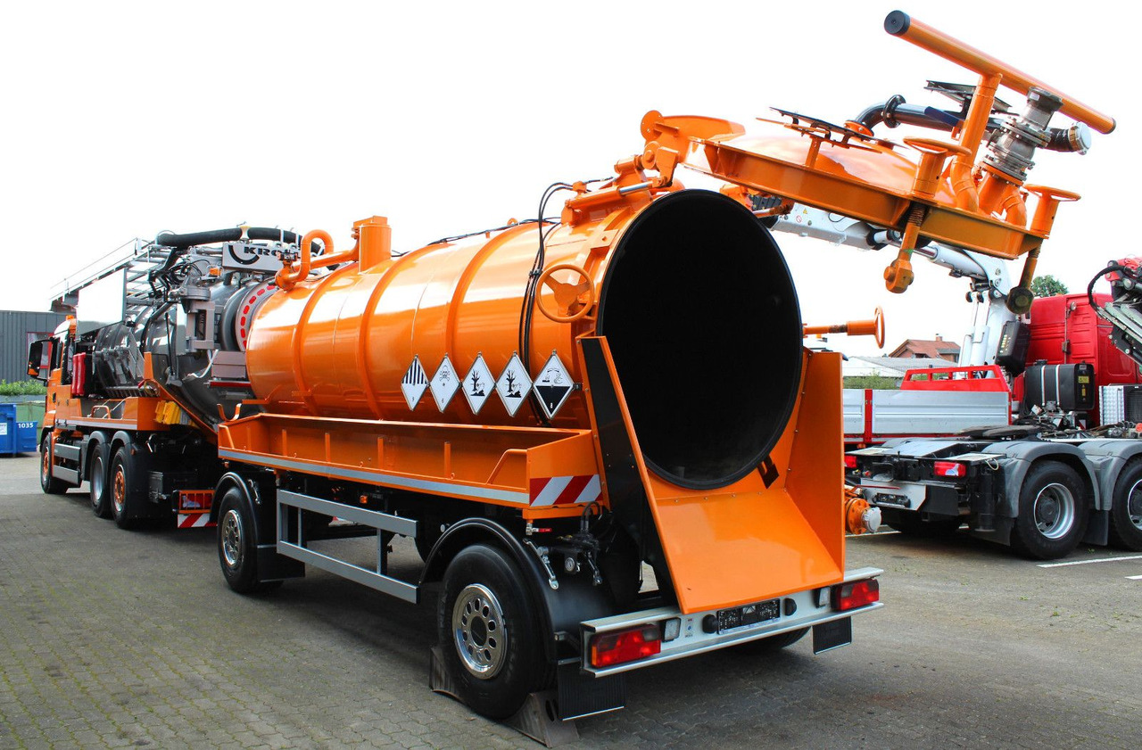 Kutschke / Kroll 10m³ Saug u.Druck ADR INOX - Tanker römork: fotoğraf 2 Kutschke / Kroll 10m³ Saug u.Druck ADR INOX - Tanker römork: fotoğraf 2