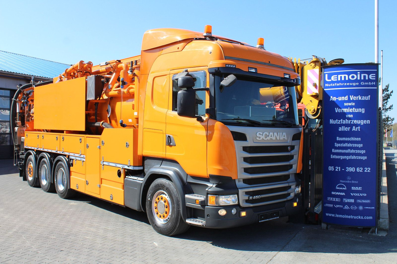 Scania R450 8x4 Kroll 19m³ Wasserrückgewinner Kombi-HD - Vidanjör: fotoğraf 1 Scania R450 8x4 Kroll 19m³ Wasserrückgewinner Kombi-HD - Vidanjör: fotoğraf 1