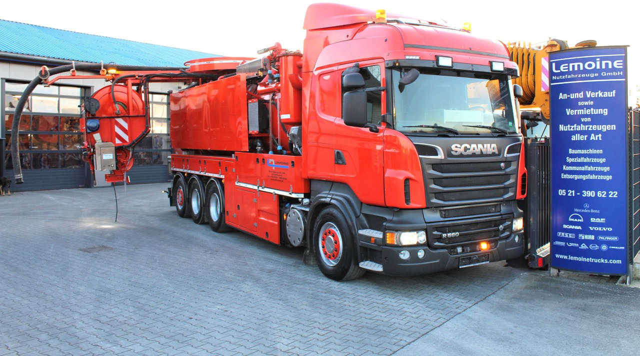 Scania R560 V8 8x4 Kroll 20m³ WRG 2x HD-Pumpe 620 Liter - Vidanjör: fotoğraf 1 Scania R560 V8 8x4 Kroll 20m³ WRG 2x HD-Pumpe 620 Liter - Vidanjör: fotoğraf 1