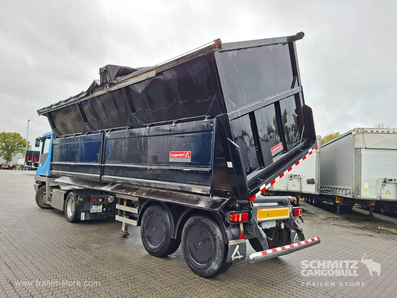 KEMPF Auflieger Kipper Stahlrundmulde 36m³ - Damperli dorse: fotoğraf 5 KEMPF Auflieger Kipper Stahlrundmulde 36m³ - Damperli dorse: fotoğraf 5