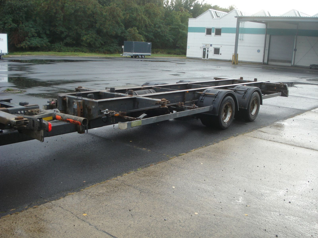 Krebs Jumbo Tandem für 7,82 WBs - Konteynır taşıyıcı/ Yedek karoser römork: fotoğraf 1 Krebs Jumbo Tandem für 7,82 WBs - Konteynır taşıyıcı/ Yedek karoser römork: fotoğraf 1