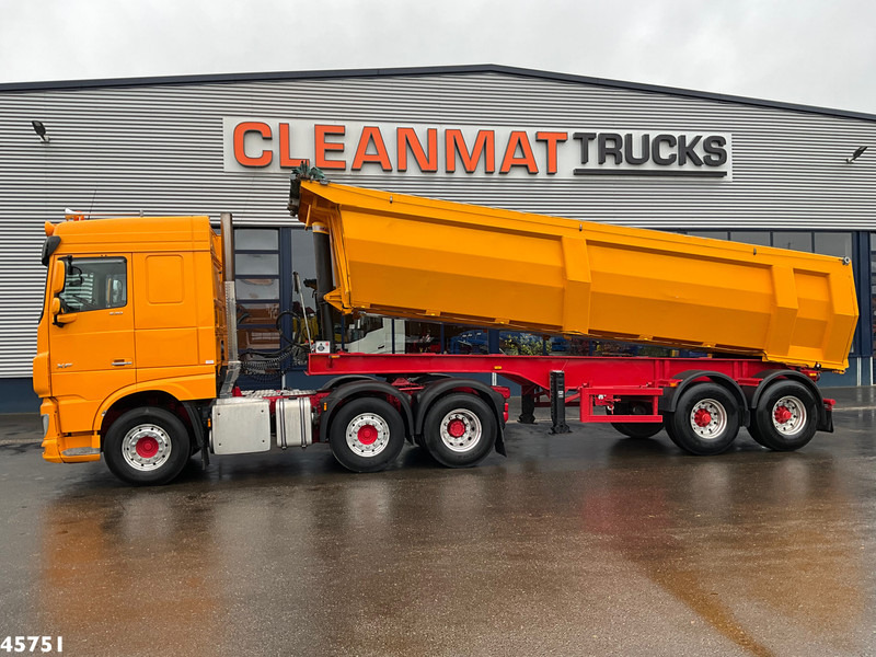 DAF FTG XF 530 6x2 Euro 6 ZF Intarder Kiphydrauliek + OVA 2-assige kipoplegger 32m³ - Çekici: fotoğraf 1 DAF FTG XF 530 6x2 Euro 6 ZF Intarder Kiphydrauliek + OVA 2-assige kipoplegger 32m³ - Çekici: fotoğraf 1