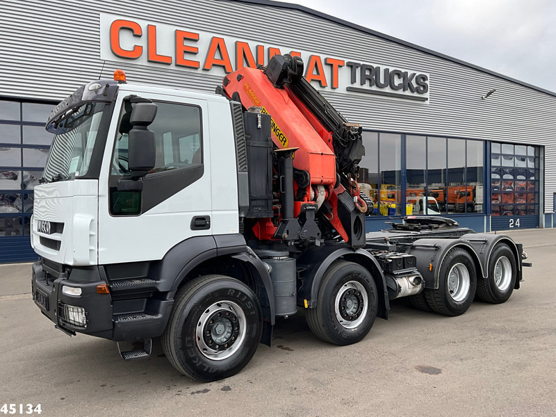 Iveco Stralis AD410T44 8x4 Palfinger 44 Tonmeter laadkraan + Fly-Jib Just 222.398 km! - Çekici: fotoğraf 2 Iveco Stralis AD410T44 8x4 Palfinger 44 Tonmeter laadkraan + Fly-Jib Just 222.398 km! - Çekici: fotoğraf 2