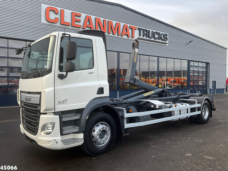 DAF FA CF 410 Euro 6 Palfinger 18 Ton haakarmsysteem - Kancalı yükleyici kamyon: fotoğraf 1 DAF FA CF 410 Euro 6 Palfinger 18 Ton haakarmsysteem - Kancalı yükleyici kamyon: fotoğraf 1