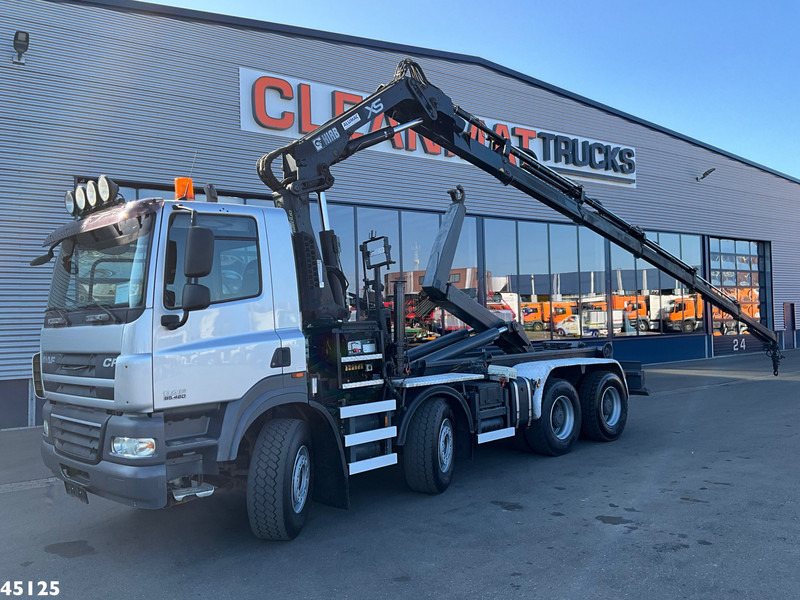 DAF FAD 85 CF 460 8x4 Hiab 16 Tonmeter laadkraan - Kancalı yükleyici kamyon, Vinçli kamyon: fotoğraf 1 DAF FAD 85 CF 460 8x4 Hiab 16 Tonmeter laadkraan - Kancalı yükleyici kamyon, Vinçli kamyon: fotoğraf 1