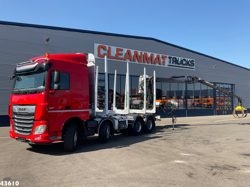 DAF FAD XF 530 8x4 Holzkran - Vinçli kamyon: fotoğraf 2 DAF FAD XF 530 8x4 Holzkran - Vinçli kamyon: fotoğraf 2