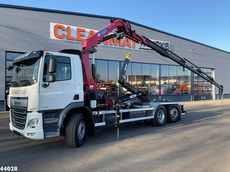 DAF FAN CF 340 Euro 6 HMF 18 Tonmeter laadkraan met lier Just 45.802 km! - Kancalı yükleyici kamyon, Vinçli kamyon: fotoğraf 1 DAF FAN CF 340 Euro 6 HMF 18 Tonmeter laadkraan met lier Just 45.802 km! - Kancalı yükleyici kamyon, Vinçli kamyon: fotoğraf 1