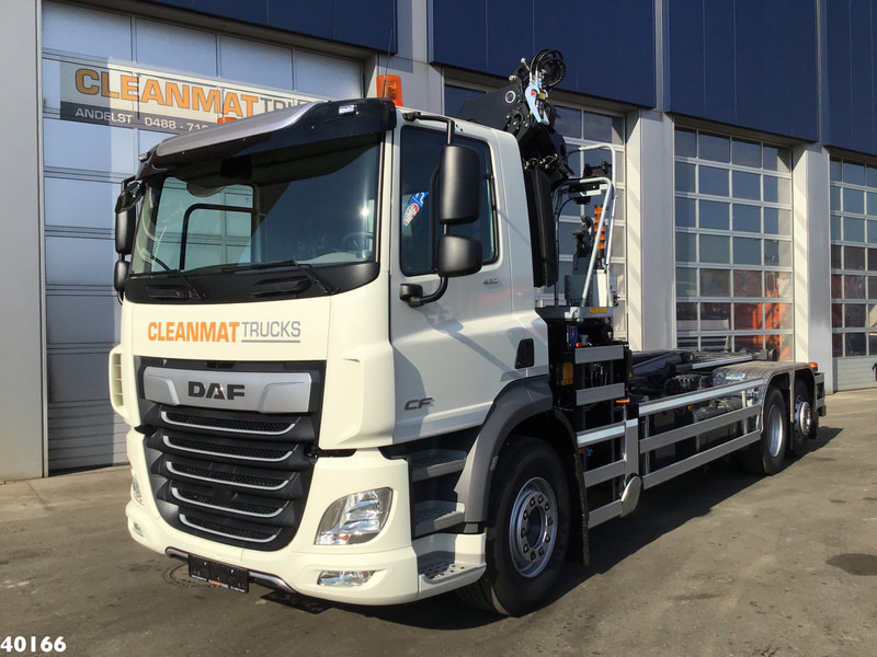 DAF FAN CF 430 HMF 23 ton/meter laadkraan + Welvaarts Weighing system - Kancalı yükleyici kamyon, Vinçli kamyon: fotoğraf 2 DAF FAN CF 430 HMF 23 ton/meter laadkraan + Welvaarts Weighing system - Kancalı yükleyici kamyon, Vinçli kamyon: fotoğraf 2