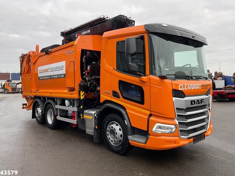Çöp kamyonu DAF FAN XD 340 Hiab 23 Tonmeter laadkraan: fotoğraf 6