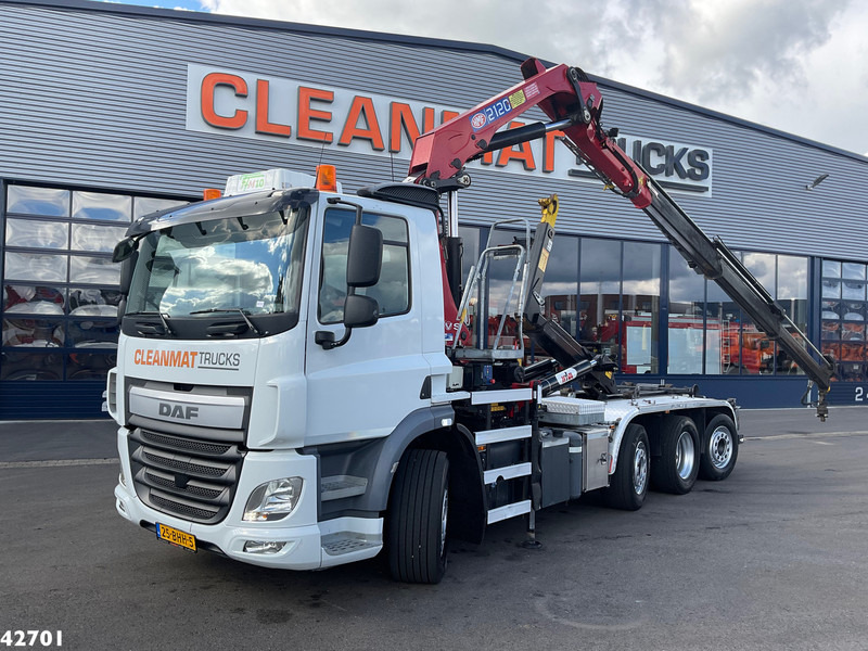 DAF FAQ CF 400 8x2 Euro 6 HMF 21 Tonmeter laadkraan - Kancalı yükleyici kamyon, Vinçli kamyon: fotoğraf 1 DAF FAQ CF 400 8x2 Euro 6 HMF 21 Tonmeter laadkraan - Kancalı yükleyici kamyon, Vinçli kamyon: fotoğraf 1