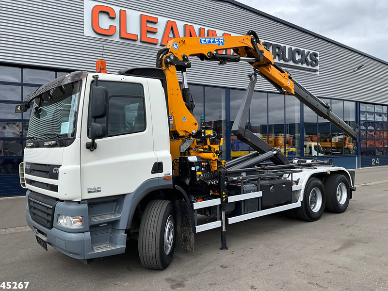 DAF FAS 85 CF 410 Effer 16 Tonmeter laadkraan - Kancalı yükleyici kamyon, Vinçli kamyon: fotoğraf 1 DAF FAS 85 CF 410 Effer 16 Tonmeter laadkraan - Kancalı yükleyici kamyon, Vinçli kamyon: fotoğraf 1