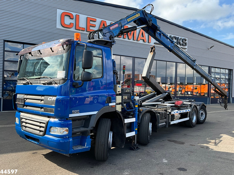 DAF FAX 85 CF 360 8x2 Euro 5 Hiab 16 Tonmeter laadkraan - Kancalı yükleyici kamyon, Vinçli kamyon: fotoğraf 1 DAF FAX 85 CF 360 8x2 Euro 5 Hiab 16 Tonmeter laadkraan - Kancalı yükleyici kamyon, Vinçli kamyon: fotoğraf 1