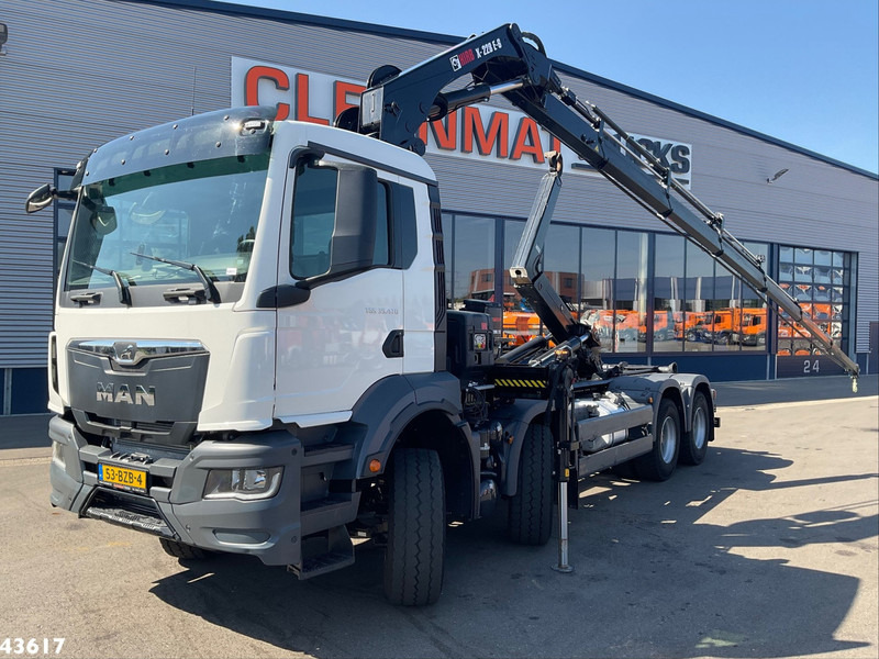 MAN TGS 32.470 8x4 Euro 6 Hiab 22 Tonmeter laadkraan Just 68.765 Km! - Vinçli kamyon: fotoğraf 1 MAN TGS 32.470 8x4 Euro 6 Hiab 22 Tonmeter laadkraan Just 68.765 Km! - Vinçli kamyon: fotoğraf 1
