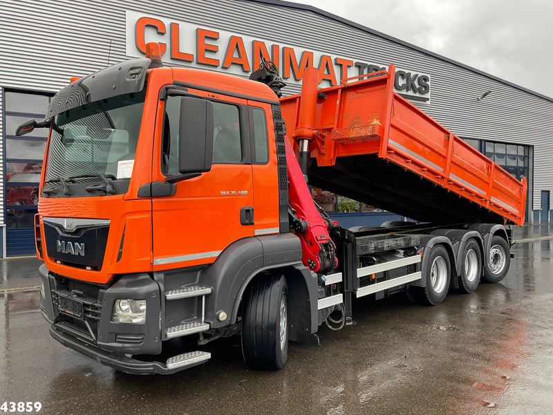MAN TGS 35.400 8x4 Euro 6 Palfinger 17 Tonmeter Z-kraan - Damperli kamyon, Vinçli kamyon: fotoğraf 3 MAN TGS 35.400 8x4 Euro 6 Palfinger 17 Tonmeter Z-kraan - Damperli kamyon, Vinçli kamyon: fotoğraf 3